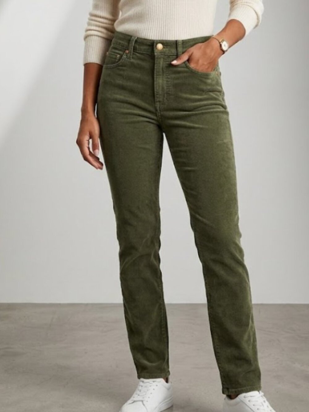 American Eagle 90s Straight Jeans Size 8R Green High Rise Vintage Denim